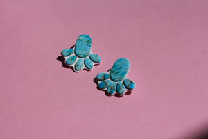 Santa Fe Studs-Faux Turquoise