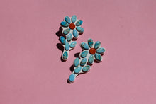 Load image into Gallery viewer, Florecer Dangles-Faux Turquoise