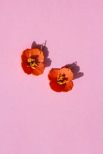 Load image into Gallery viewer, Poppy Dangles No. 2 - Orange